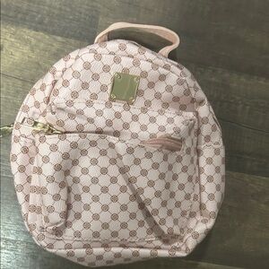 Pink Patterned Women's Backpack mini